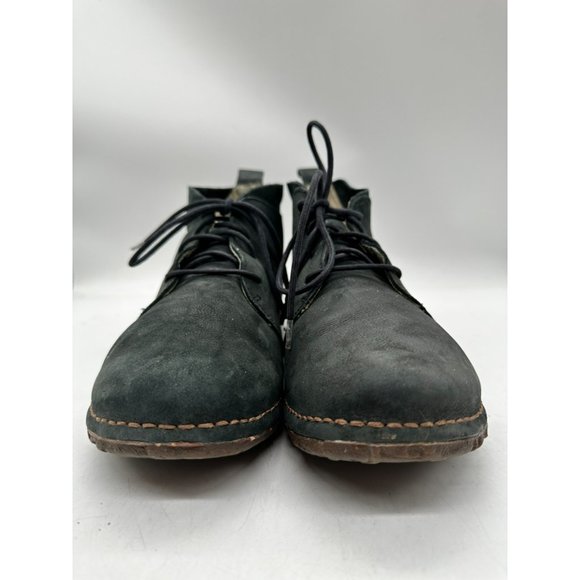 Shepherd of Sweden Leather Ankle Boots Lace Up Sheepskin Winter 9.5 - Picture 5 of 11